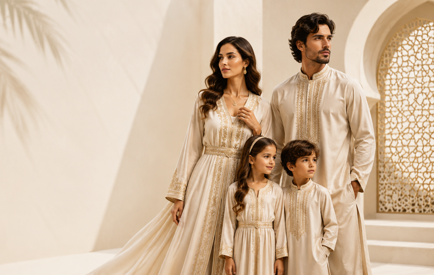 Collection de vêtements traditionnels pour toute la famille